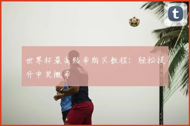 世界杯最高赔率购买教程：轻松提升中奖概率