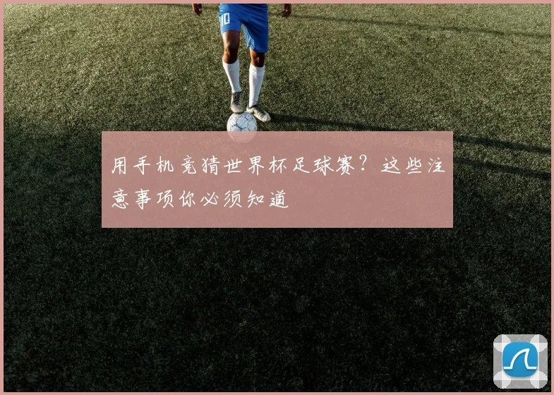 用手机竞猜世界杯足球赛？这些注意事项你必须知道
