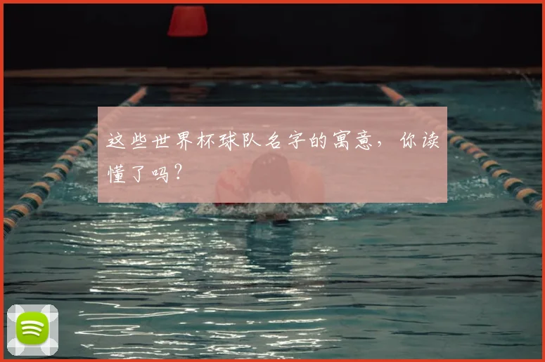 这些世界杯球队名字的寓意，你读懂了吗？